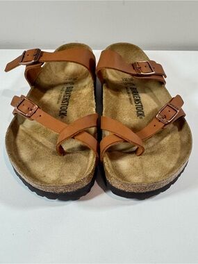 Birkenstock Mayari Soft Footbed Sandals in Mink Tan Color Size 8 Women